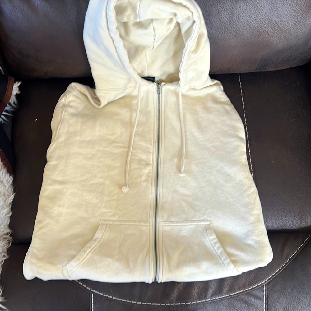 White Cotton On Hoodie/Sweatshirt. XL but fits Large very well.